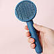 Гребінець для шерсті тварин Taotaopets 091118 Blue, фото 6