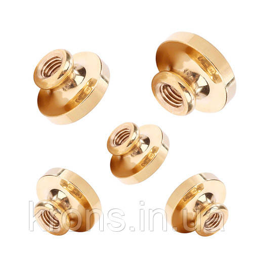 Кліше для відбитка на сургунчі 5 шт., сургунковий друк 30 мм, латунь, фото 1