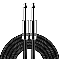 Аудио инструментальный кабель (6м) для музыкальных инструментов прямой штекер 6.3 мм на 6.3 мм  выходом  New