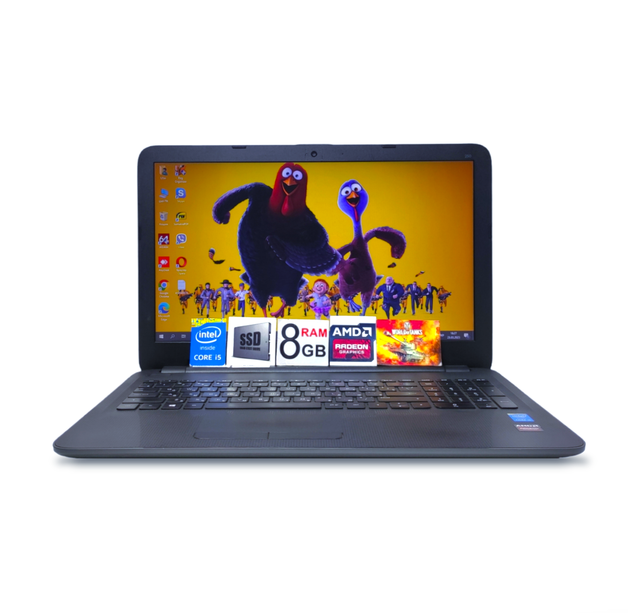 Ігровий ноутбук HP 250 G4 HD 15.6 Corе i5-5200U 8GB SSD 240GB AMD Radeon R5 M330 2GB