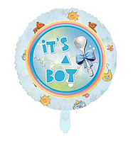 Фольгированный шар , гендер пати "It's a Boy" , 45 см. (Китай)