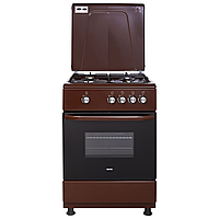 Плита кухонная газовая ELEYUS ORUM 6001 EF BR, газовая духовка, ширина 60 см