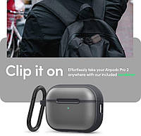 Протиударний чохол з ремінцем і карабіном Spigen CYRILL для навушників AirPods Pro 2, фото 8
