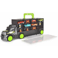 Игровой набор Dickie Toys Трейлер перевозчик авто 4 машинки с аксессуарами 43 см (3747007) - Вища Якість та