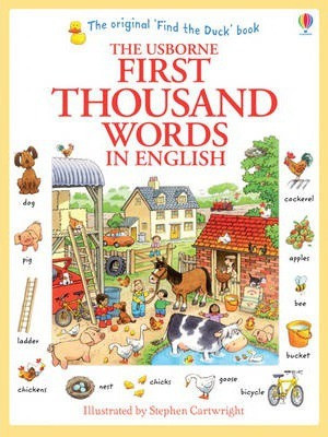 Книга First Thousand Words in English. Автор Amery Heather (обкладинка м`яка) 2017 р.
