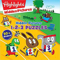 Книга Hidden Pictures: 1-2-3 Puzzles (Eng.) (обкладинка м`яка) 2020 р.