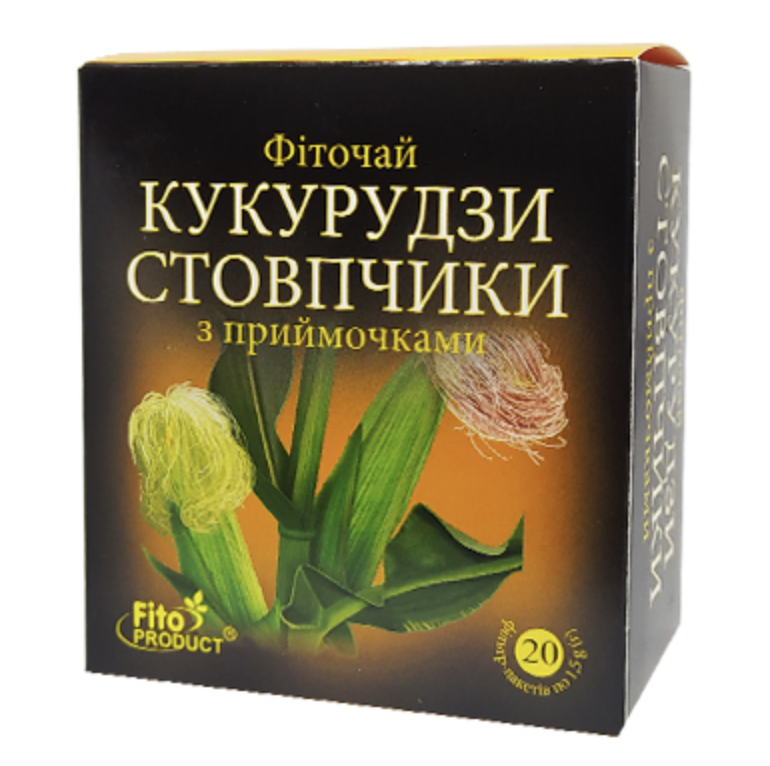 Кукурудзяні приймочки фіточай, 20 пакетиків, фото 1