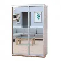 Шафа-купе (1000-1800*600*2400)  дзеркало/дзеркало