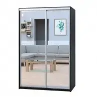 Шафа-купе (1000-1800*450*2400)  дзеркало/дзеркало