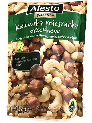 Королівська суміш горіхів Alesto 200 г, фото 1
