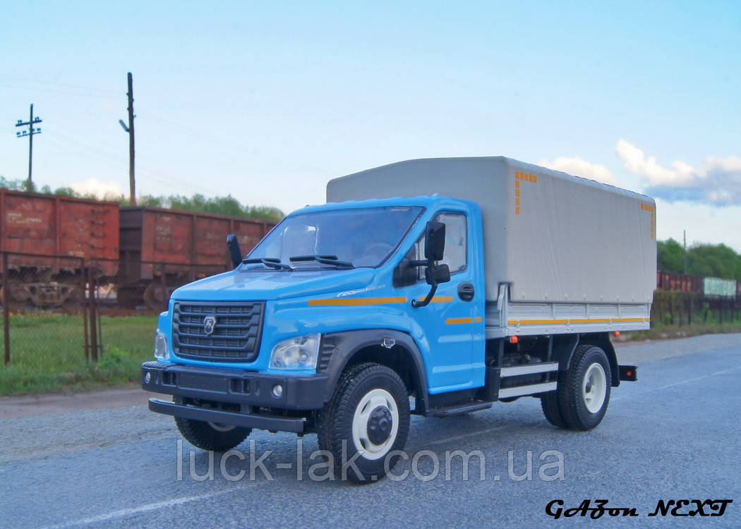 Масштабна модель — ГАЗон NEXT C41R11 (НАШ АВТОПРОМ)., фото 1