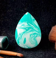 Спонж для макіяжу Мармур зелений