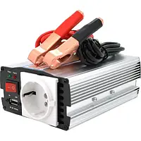 Инвертор напряжения Mervesan MRV-15012 150W, 12V, клеммы + крокодилы