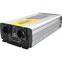 Инвертор напряжения Solinved Sol-Yb24-2000M 24V / 220V, 2200W, с апроксимированной синусоидой