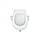 Пісуар підвісний дитячий Qtap Baby 420х300х465 White з малюнком QT2388U460EWD, фото 3