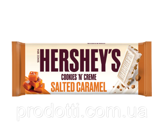 Шоколад Hershey's Cookies N Creme Salted Caramel 90 Г — Купить Недорого ...