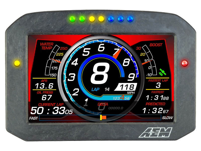 Приладна панель плоска CD-7LG Carbon Logging Display with Internal GPS
