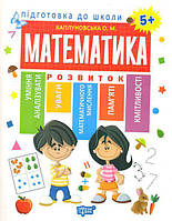 Раннее обучение счету `Книга: Математика 5+.` детские книги развивающие развивашки