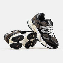 Кросівки New Balance 9060 Brown Black / Нью Беланс 9060 Коричневі з Чорним, фото 6