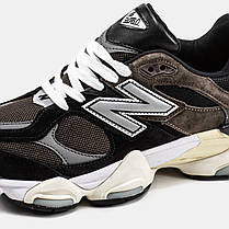 Кросівки New Balance 9060 Brown Black / Нью Беланс 9060 Коричневі з Чорним, фото 5