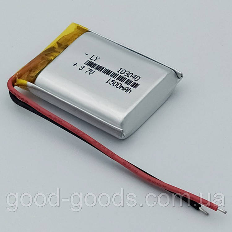 Акумулятор 1500mAh 3.7 V 103040