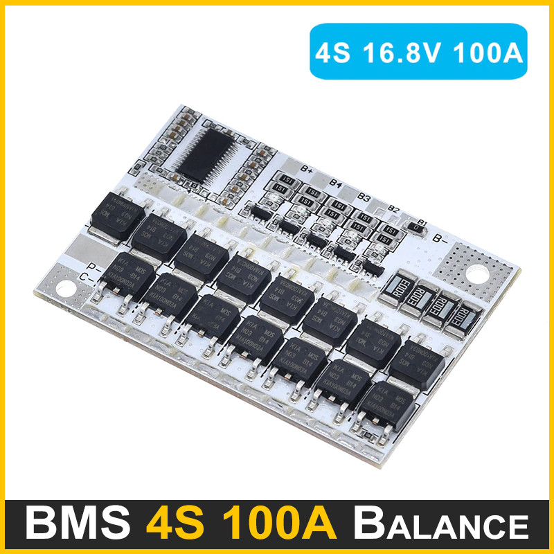 BMS 3S 100A 12.6В Контроллер заряда разряда Li-ion батарей ...