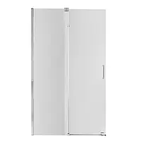 Душова перегородка Qtap Walk-In Glide CRM2012.C8 120х190 см, скло Clear 8 мм, покриття CalcLess