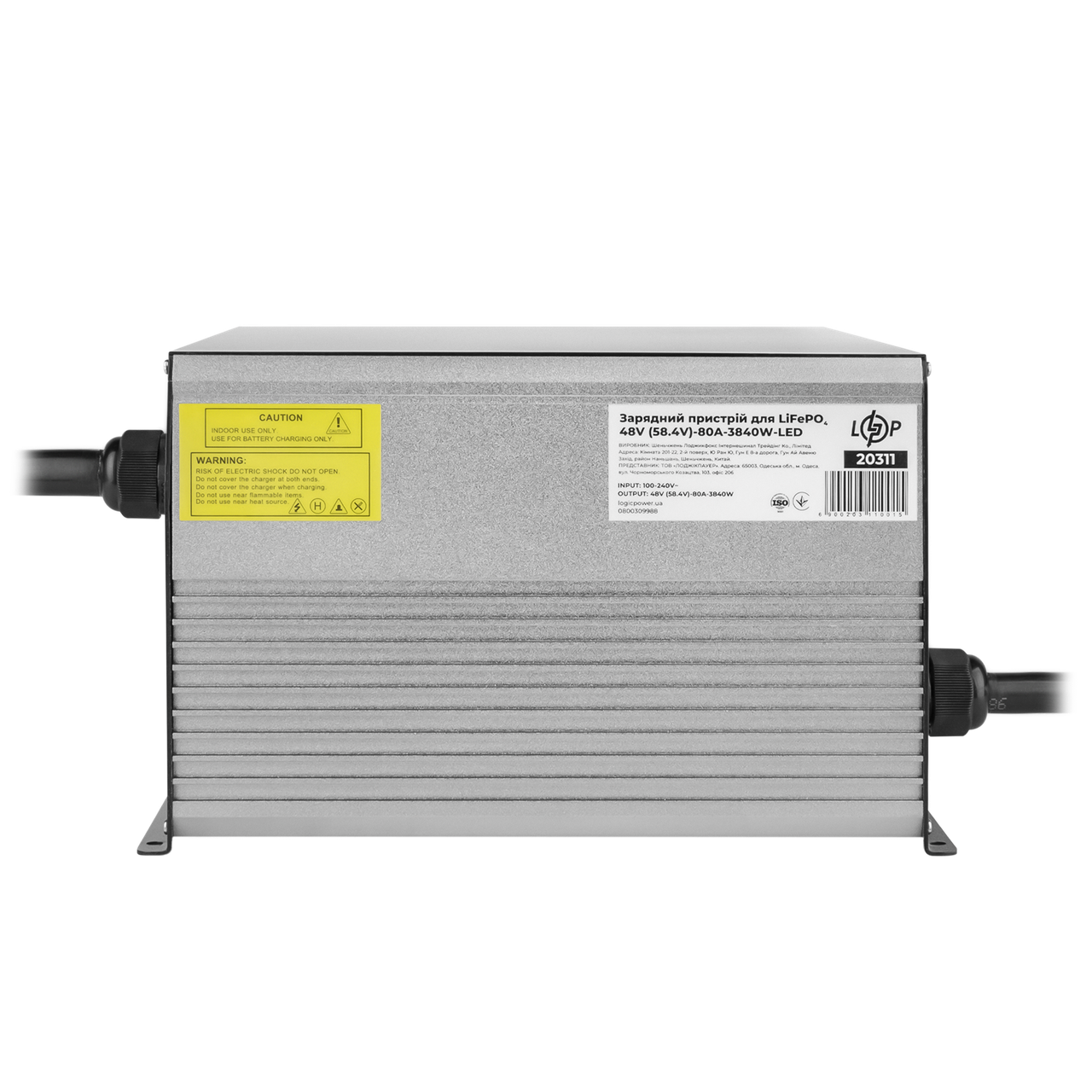 Зарядное Устройство для Аккумуляторов LiFePO4 48V (58.4V)-80A-3840W-LED ...