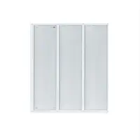 Штора на ванну Qtap Gemini WHI401214RP4 скло Pear 4 мм, 120x140 см