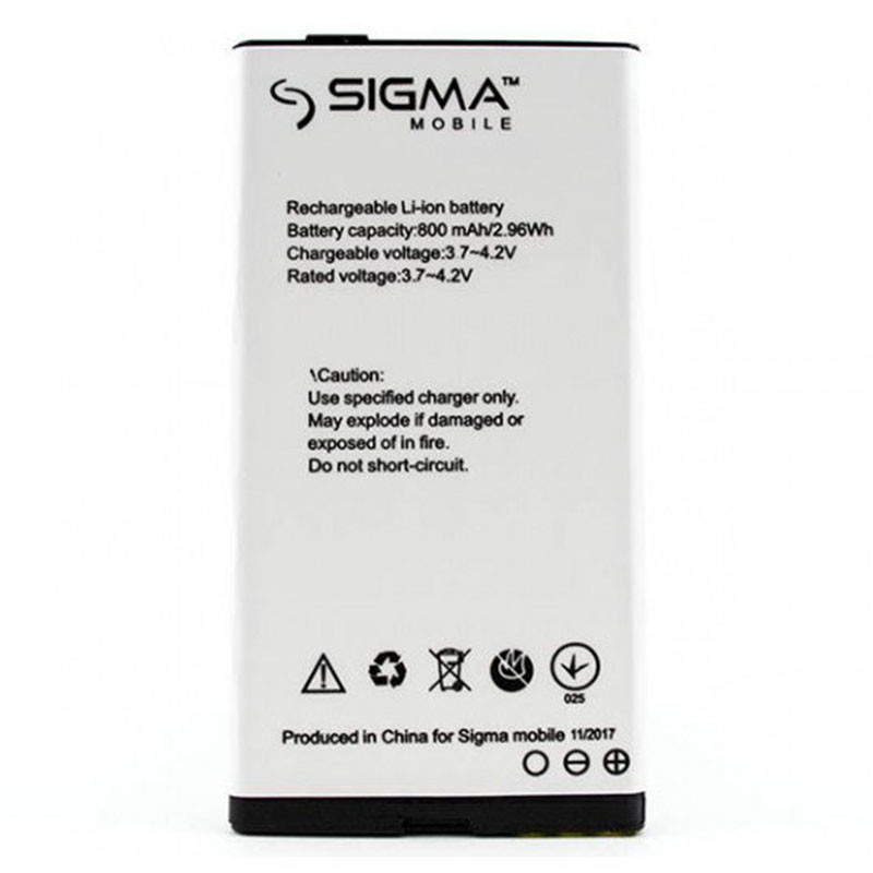 Акумулятор для Sigma Comfort 50 Slim оригінал