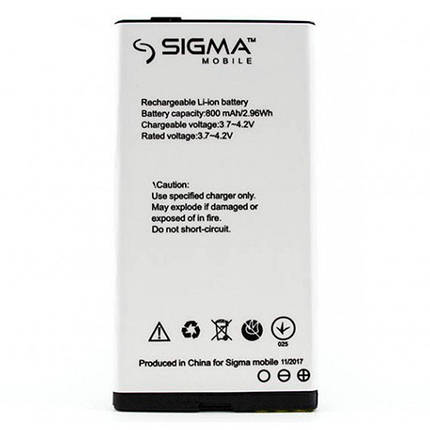 Акумулятор для Sigma Comfort 50 Slim оригінал, фото 1