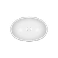 Раковина-чаша Qtap Leo 600х400х155 White з донним клапаном QT11117060GW