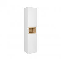 Пенал підвісний Qtap Robin 350х1650х316 White/Whitish oak QT1376PP1651RWWO