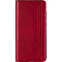 Чехол-книжка Gelius Leather New для Nokia 3.4 красного цвета