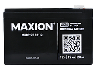 Аккумулятор 12V 12Ah MAXION промисловий