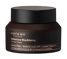 Крем з ідебеном і ожиною Mary&May Idebenone Blackberry Intense Cream 70 мл