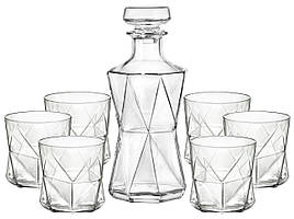 Набір для віскі Bormioli Rocco Cassiopea графин і 6 склянок (234525S01021990)