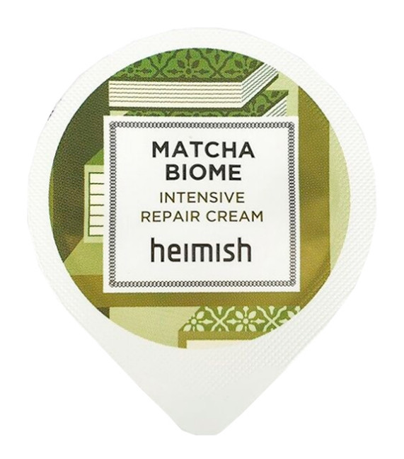 Відновлювальний крем із матчею і пробіотиками Heimish Matcha Biome Intensive Repair Cream Пробник 5 мл