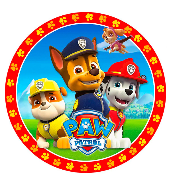 Паперові тарілки "Щенячий Патруль" (10 шт.), 18 см