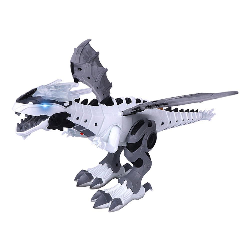 Механічний динозавр робот, світло звук дим з рота, фото 1