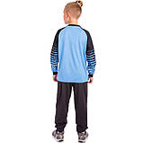 Воротарська форма дитяча Zelart Junior блакитна, фото 2