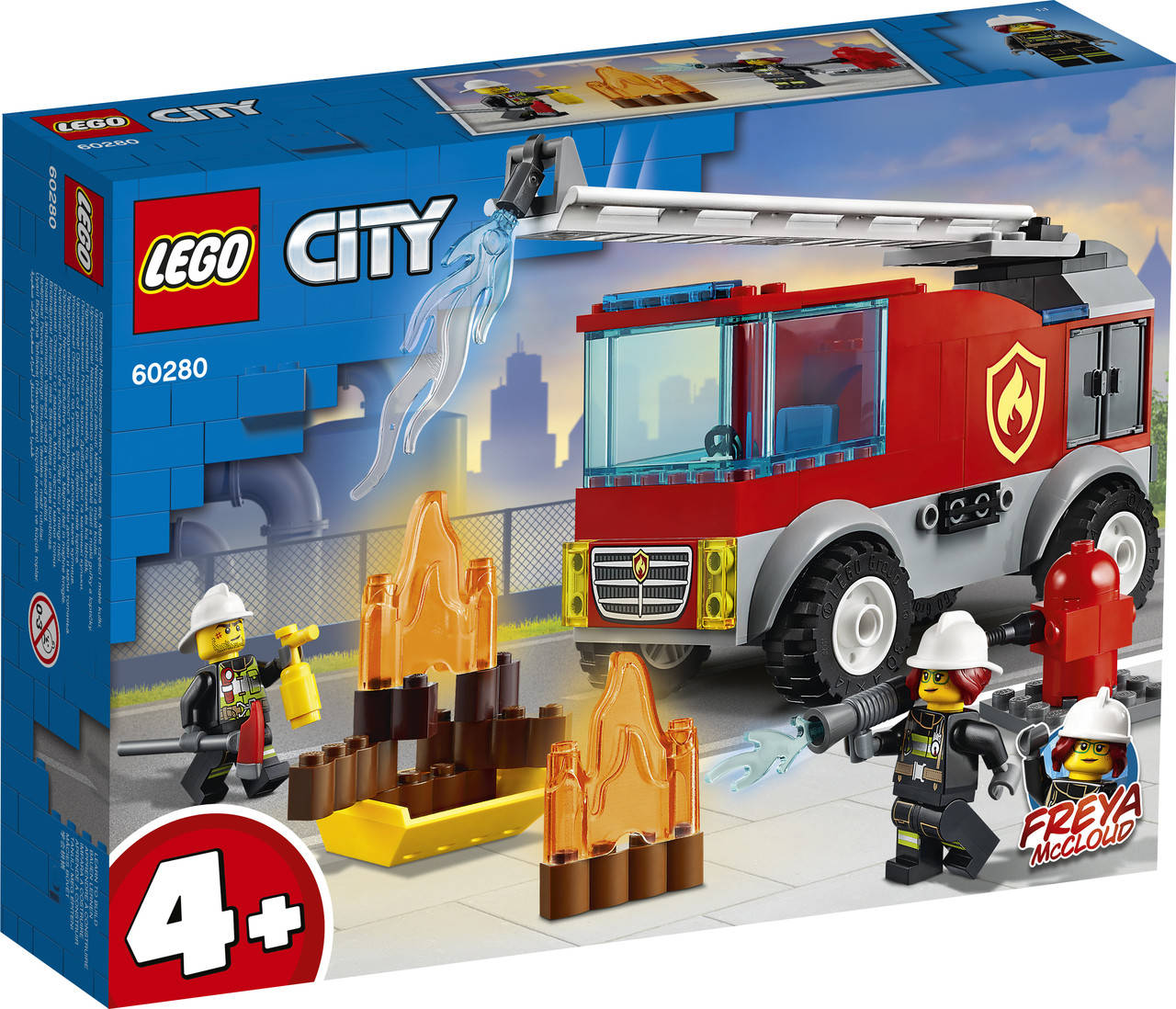 

LEGO ЛЕГО City Пожарная машина с лестницей 60280