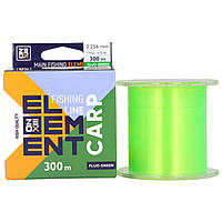 Леска ZEOX Element Carp Line 300м Fluo Green