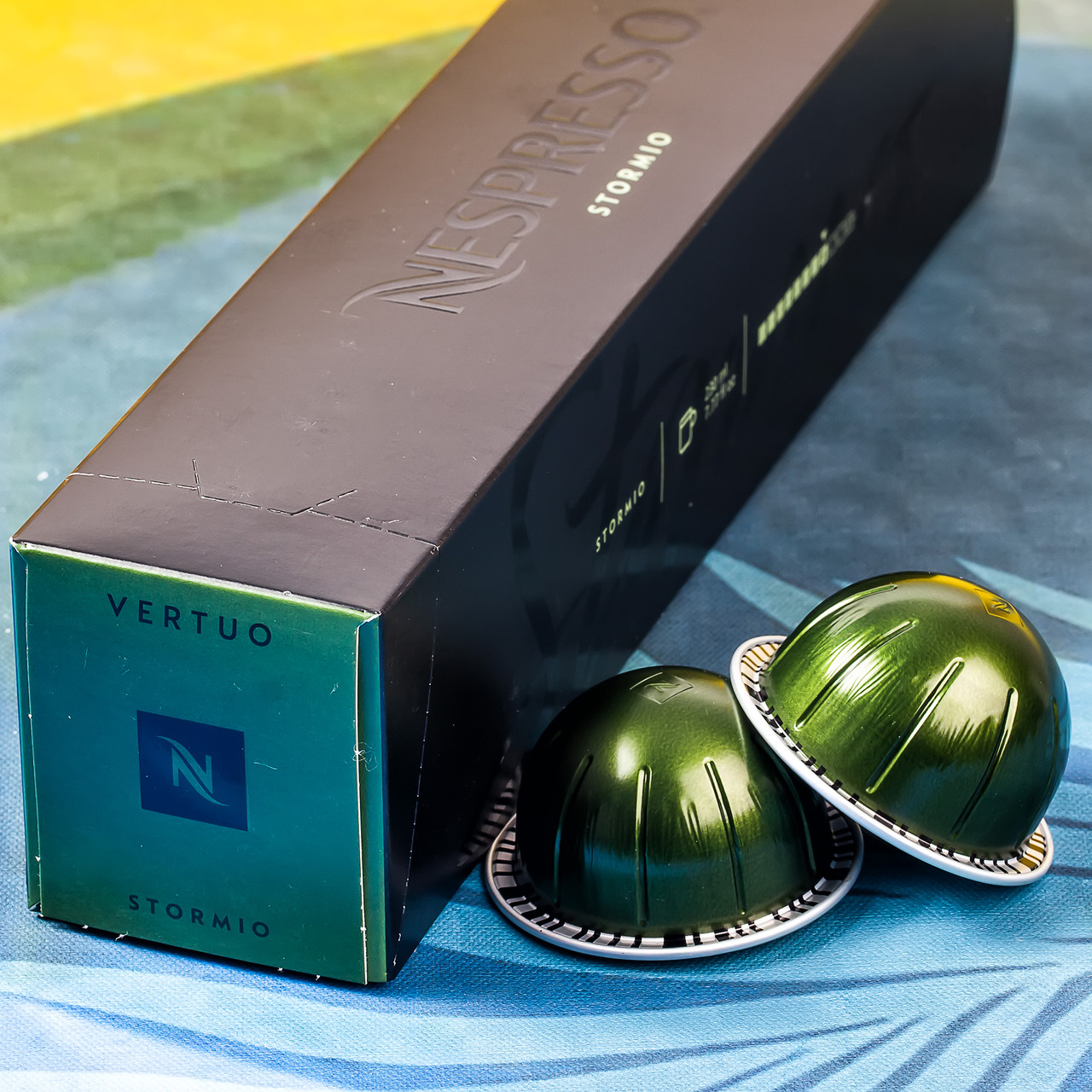 Кава в капсулах Nespresso Vertuo Stormio (пряні та деревні ноти), Швейцарія (10 шт.) 230 мл