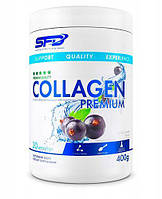 SFD Collagen Premium Blackcurrant - порошкообразная пищевая добавка, коллаген (черная смородина), 400 г