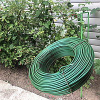 Надежная шпалерная проволока 2/3.5 мм 100 м для малины