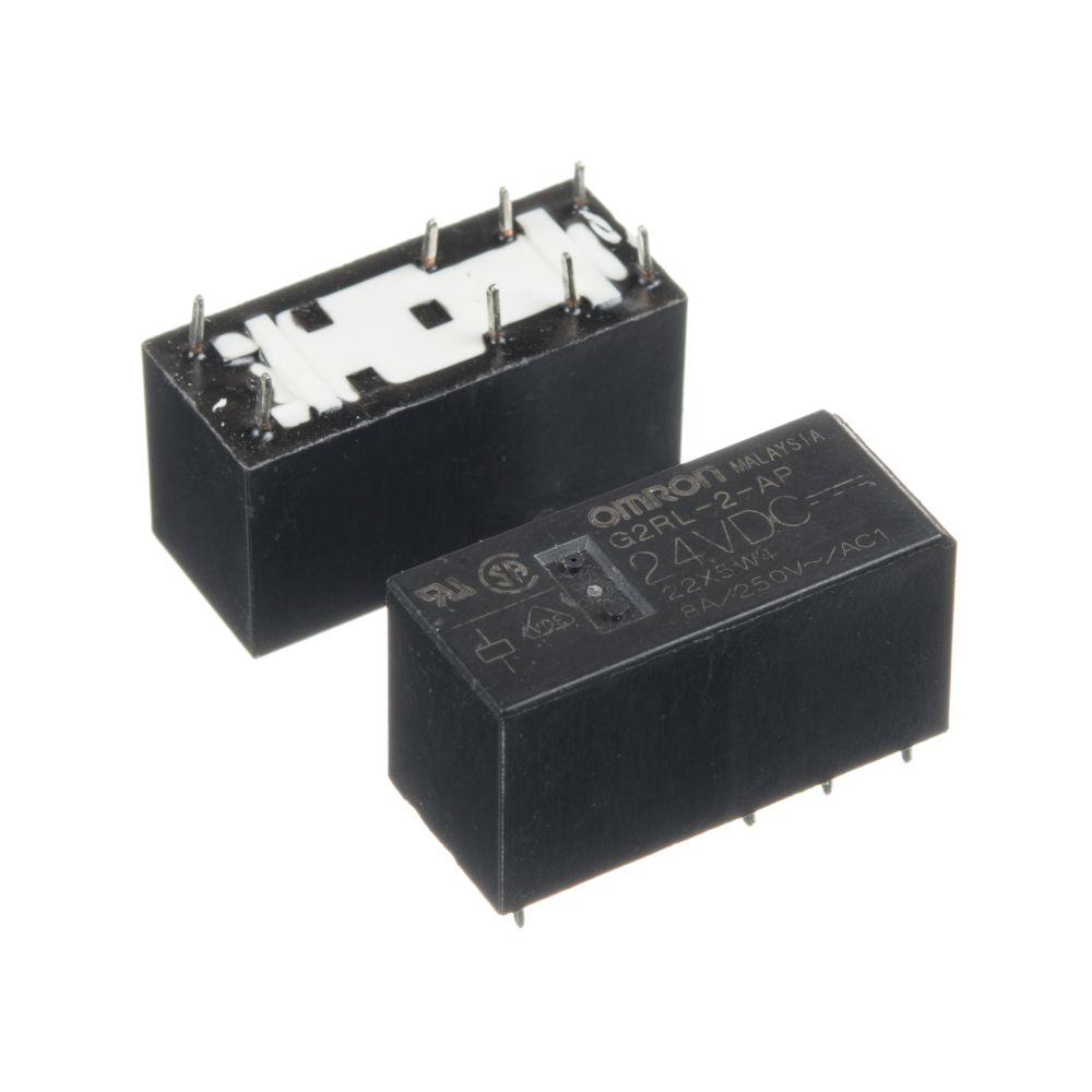 Реле 24V 8A 8pin (2 open 2 close) G2RL-2-AP, фото 1