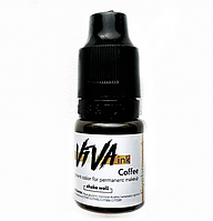 Пигмент Viva Brows 4 Coffee для перманентного макияжа, 6мл