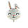 Куля фольгована "Вислоухий кролик" 55х75 см (Китай) в упаковці, фото 2