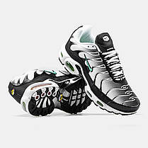 Чоловічі Кросівки Nike Air Max TN Plus White Black Mint / Найк Аїр Макс ТН Плюс Білі з Чорним та Ментоловим, фото 6